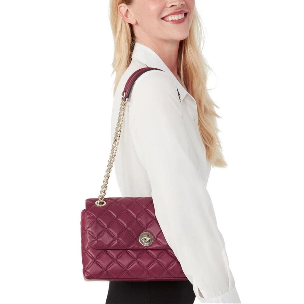 Kate Spade Natalia Medium Flap Chain Shoulder
Bag Crossbody quilted - Picture 3 of 15